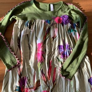 Girls long sleeve fall into winter dress 🌺 🌸